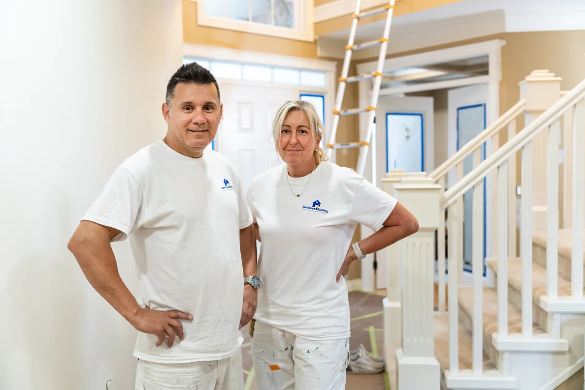 Grandview Painting team ready for a free interior estimate